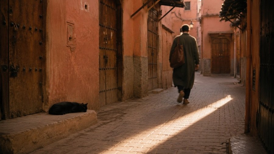 Marrakech medina street