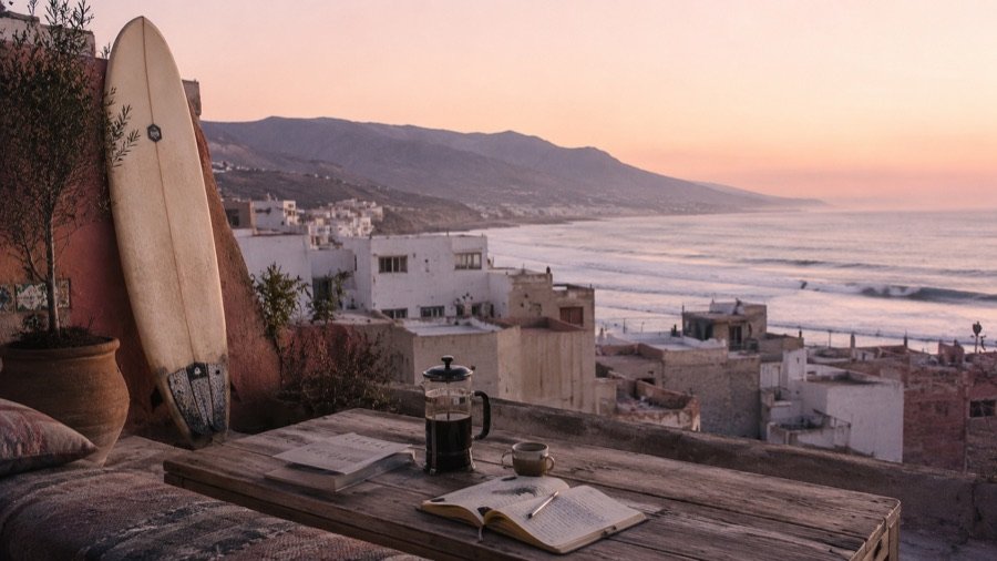 Taghazout city opening image
